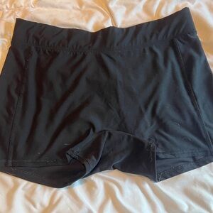 Women's Black Athletic Shorts